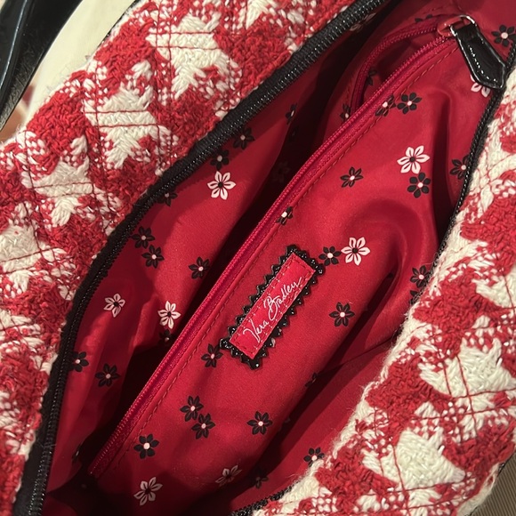 Vera Bradley Limited Edition Houndstooth Large Weekend Satchel Tote Travel Bag - Picture 3 of 17